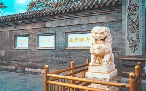 沈阳旅游攻略之张氏帅府民国春景